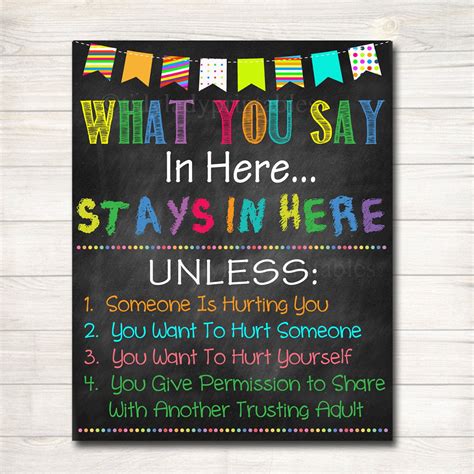 what to say in here stay here poster